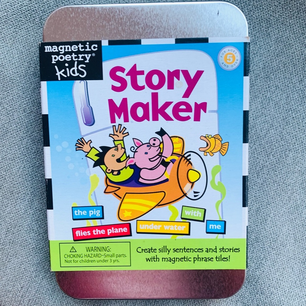 “Magnetic Poetry” Learning Toy for Creative Storytelling